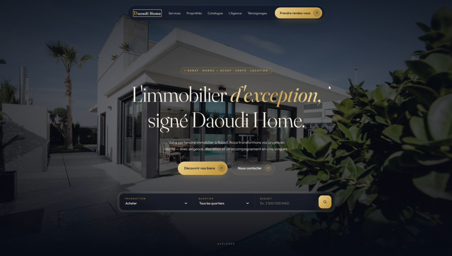 Daoudi Home — agence immobilière
